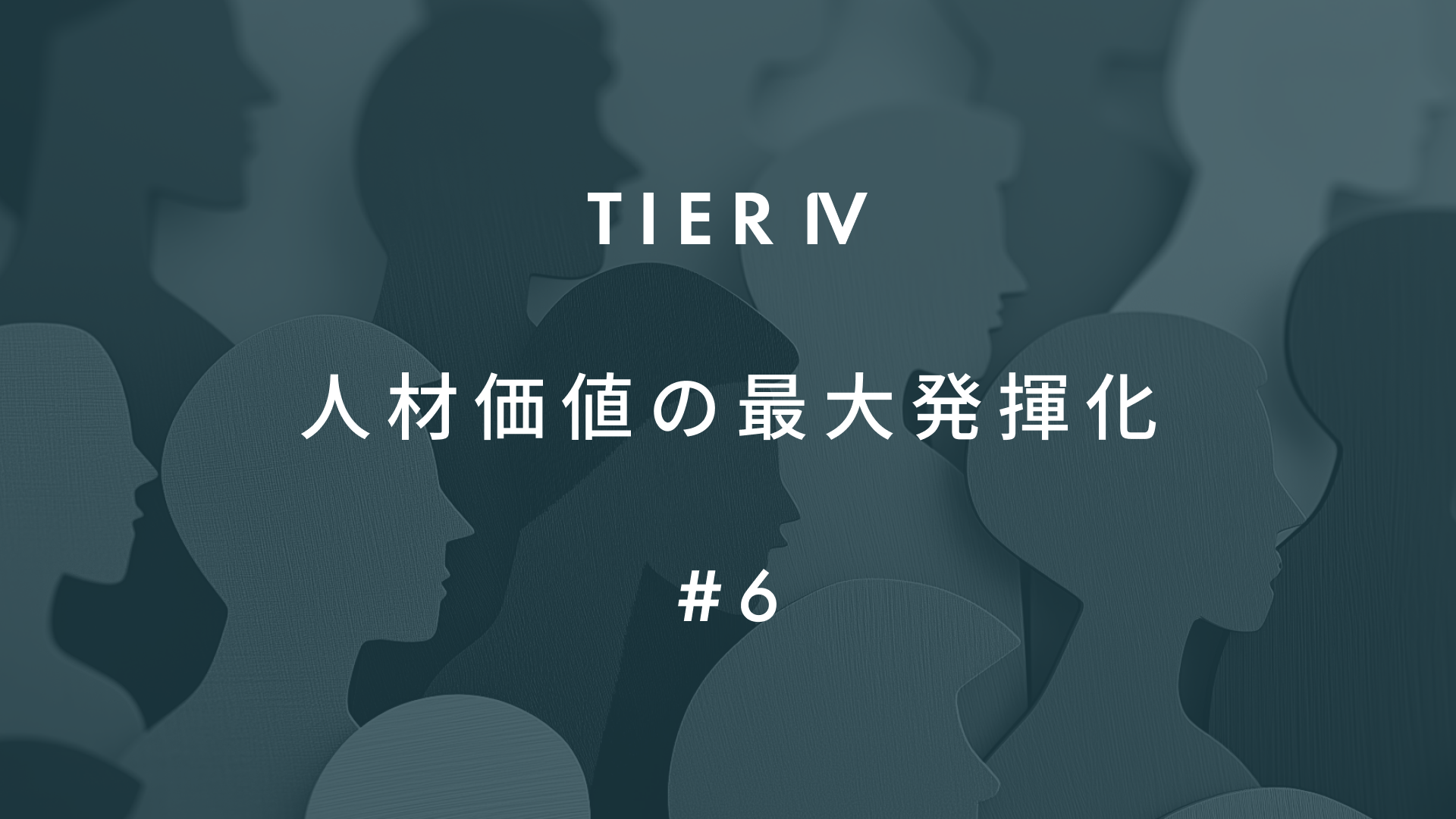 ティアフォー：人材価値の最大発揮化 6