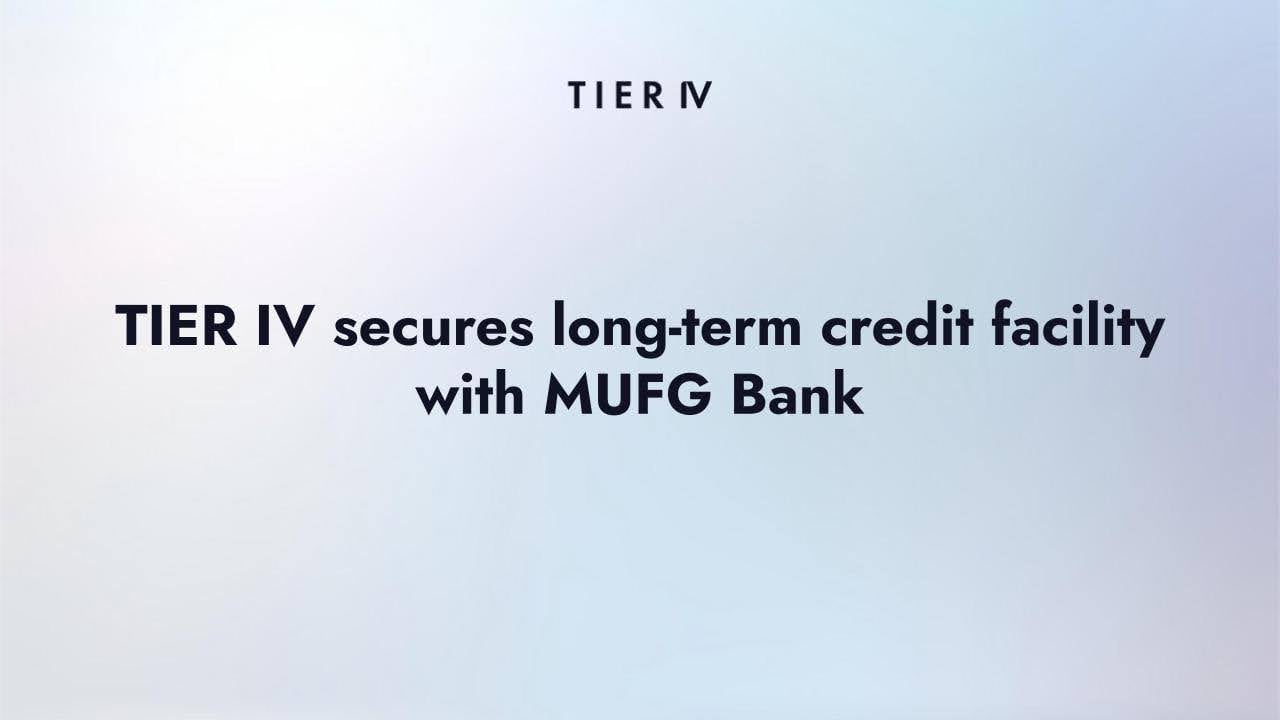 TIER IV secures long-term credit facility with Japanese megabank MUFG
