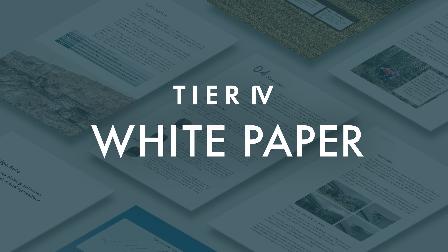 TIER IV launches white paper on autonomous driving solutions for construction and agriculture