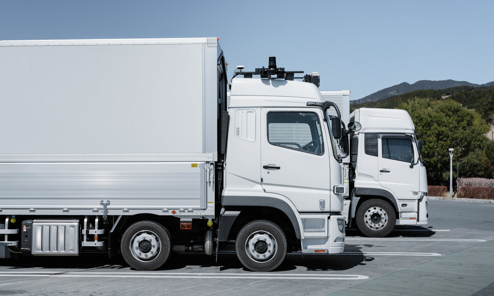 自動運転技術が搭載されるトラック